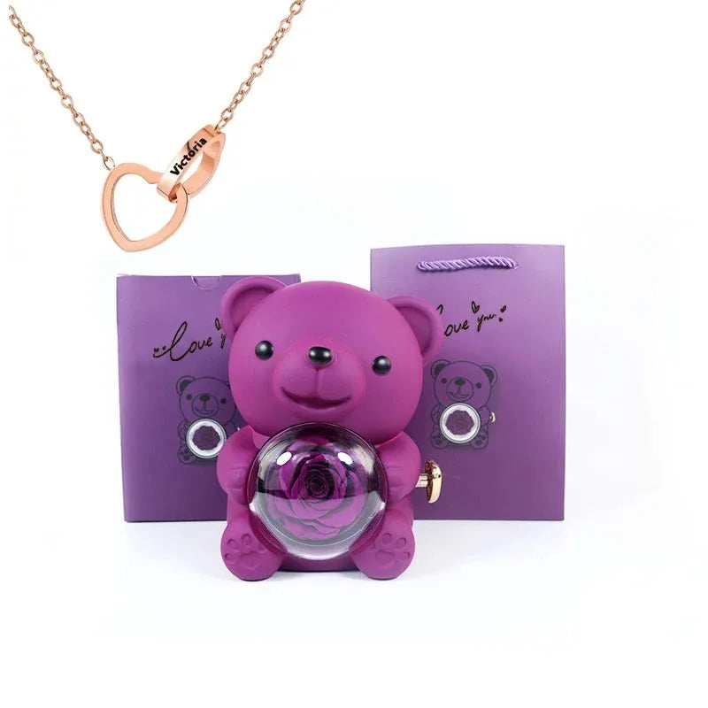 Eternal Rose Teddy Bear - Zirn