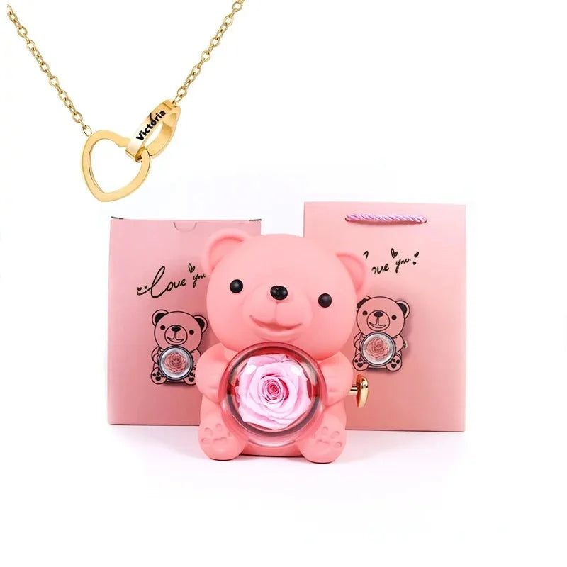 Eternal Rose Teddy Bear - Zirn